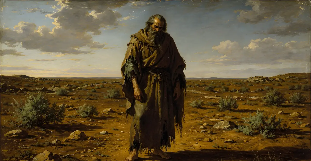 Job 10:14-18 — Job, oil painting · TruthPrints