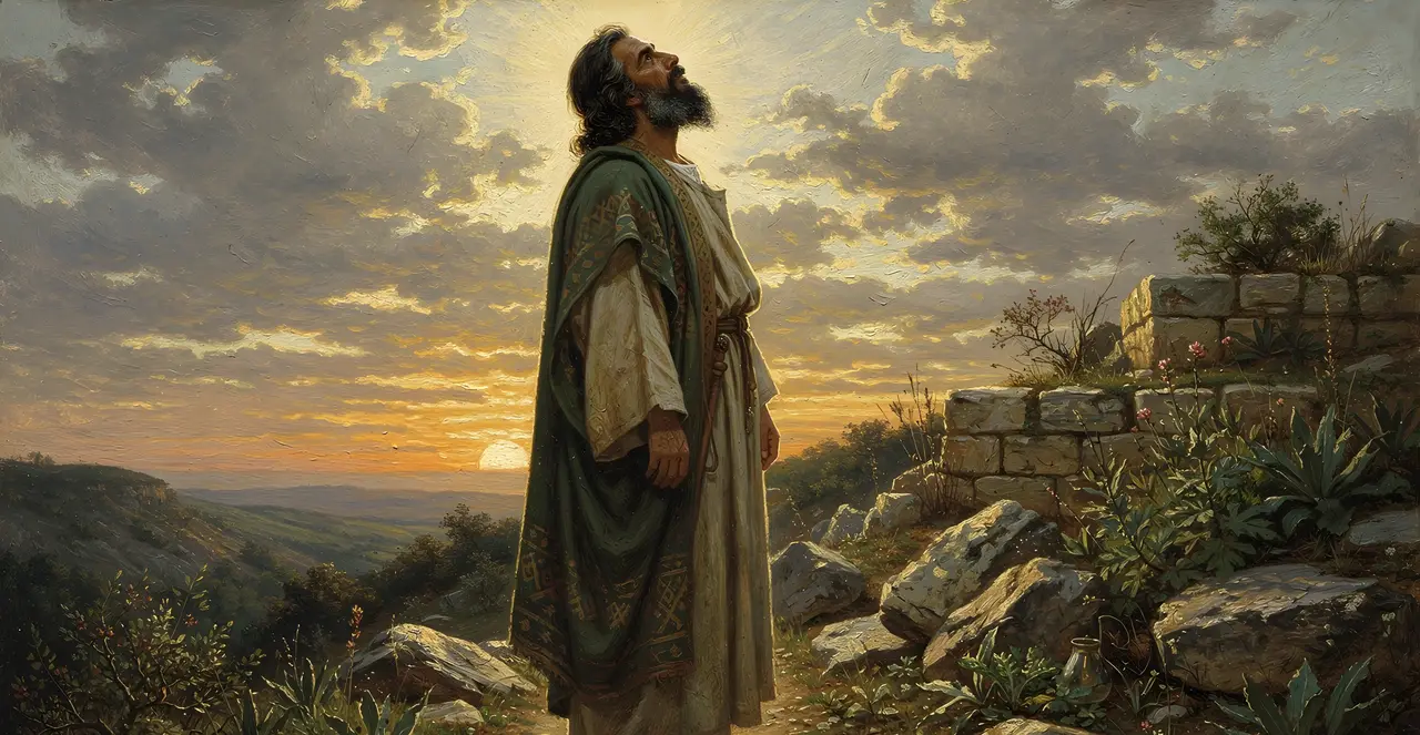 Job 11:15-19 — Job, oil painting · TruthPrints