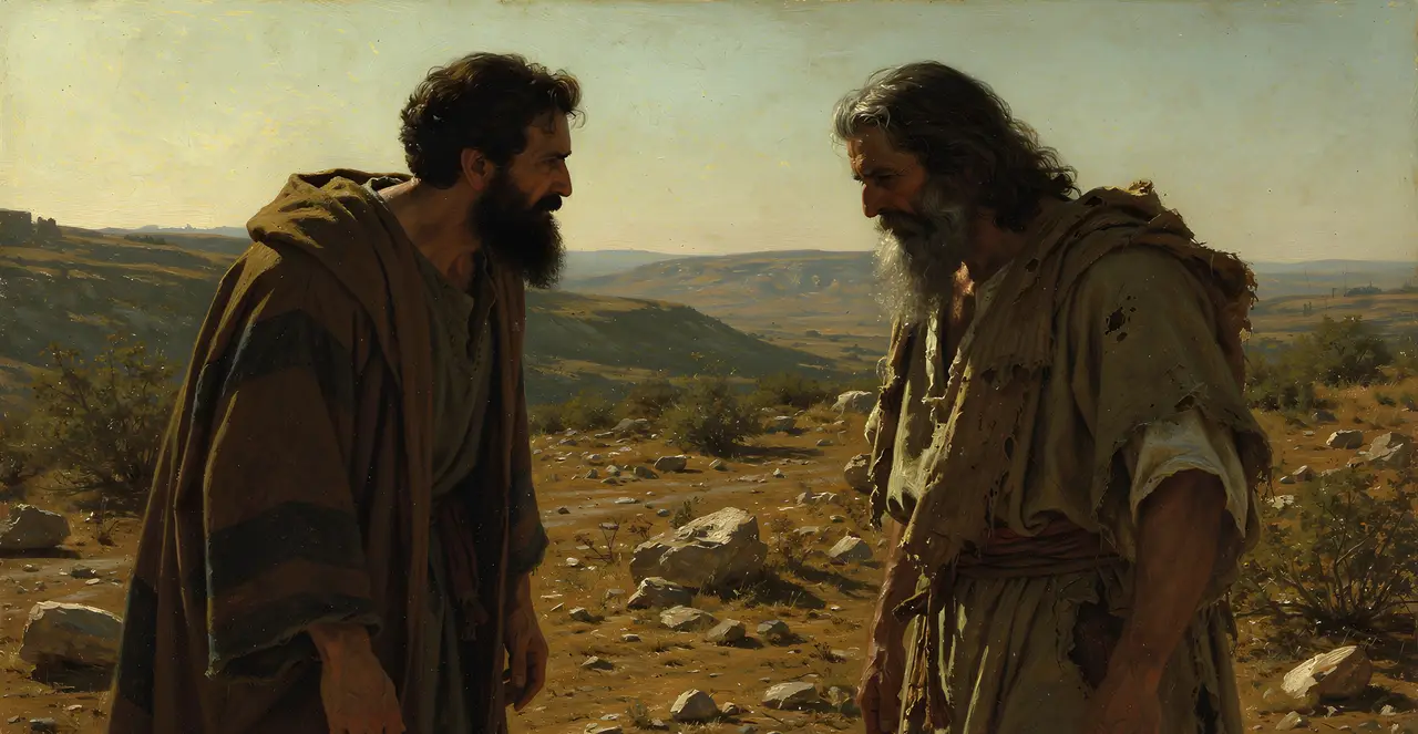 Job 11:8-14 — Job, oil painting · TruthPrints