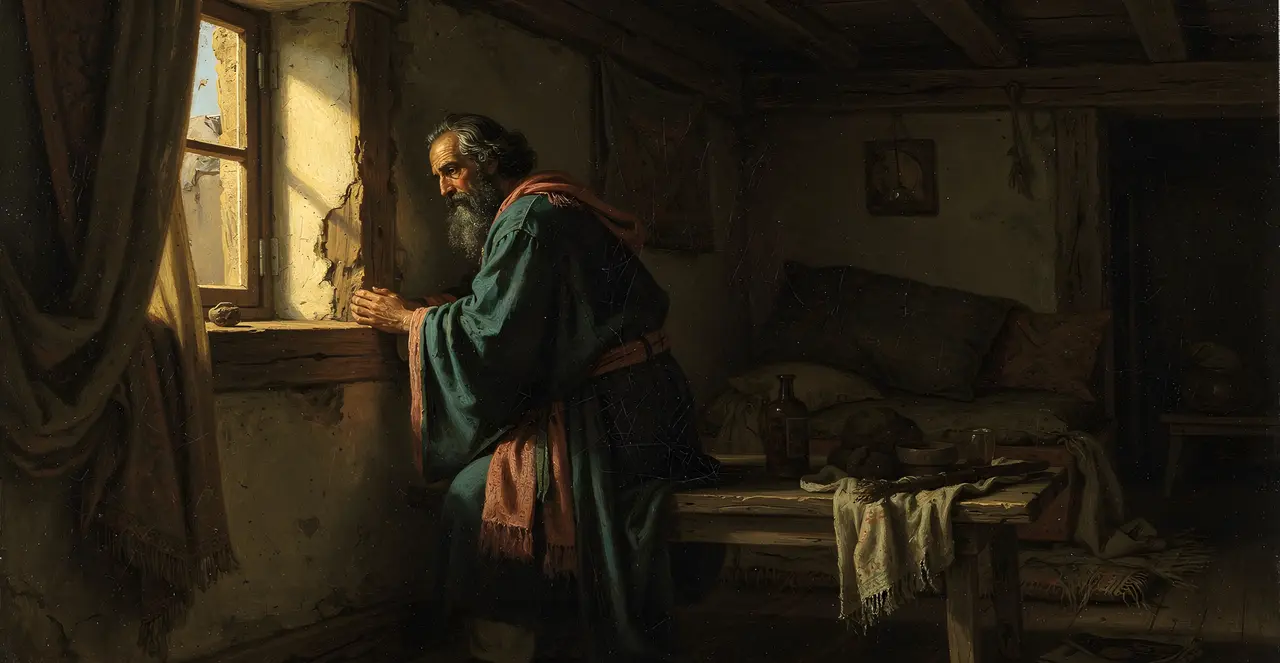 Job 13:1-8 — Job, oil painting · TruthPrints