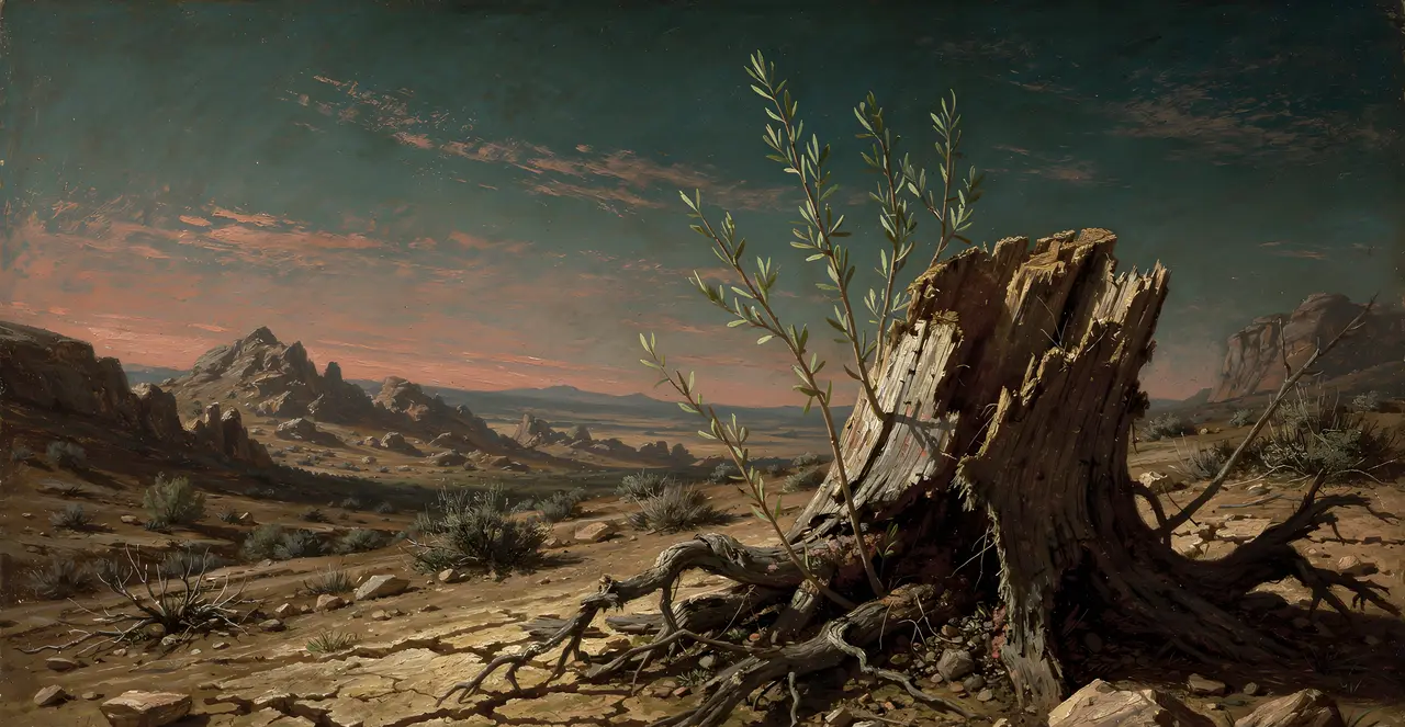 Job 14:7-11 — Job, oil painting · TruthPrints