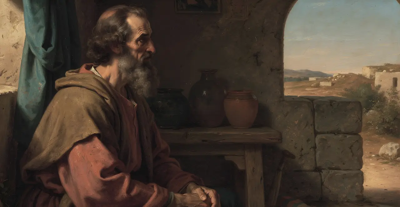 Job 15:15-20 — Job, oil painting · TruthPrints