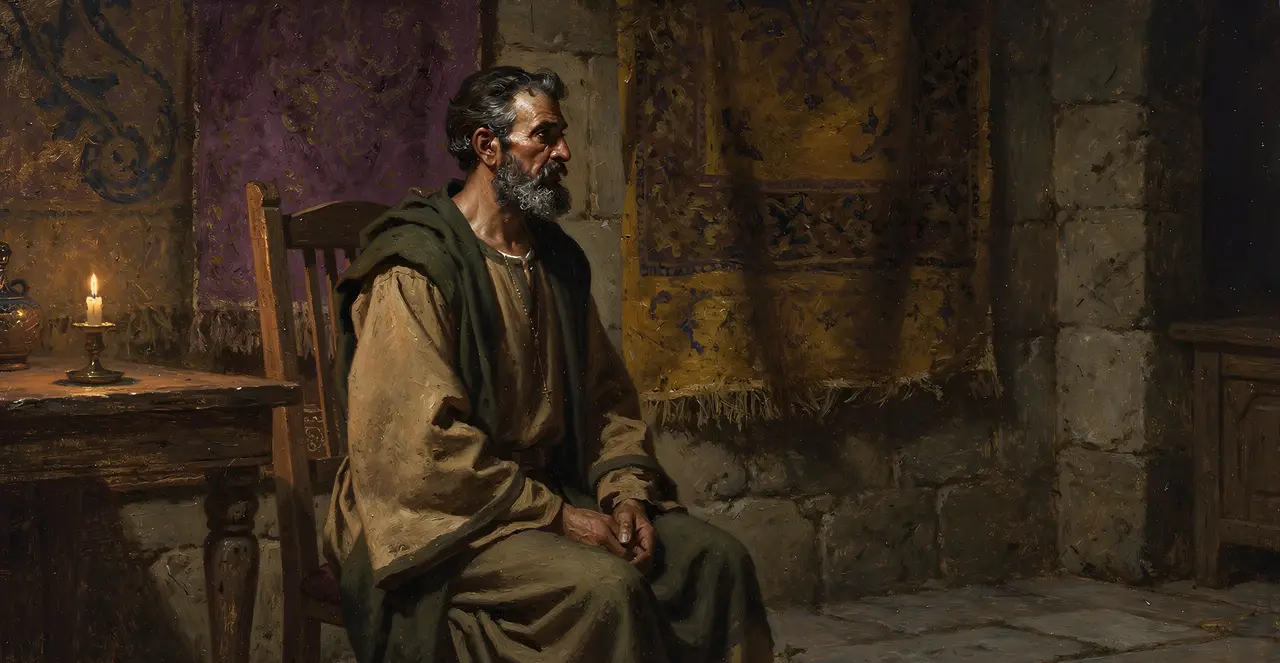 Job 18:1-7 — Job, oil painting · TruthPrints