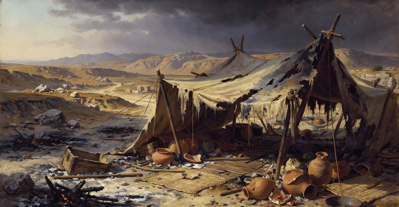 Job 18:15-20 — Job, oil painting · TruthPrints