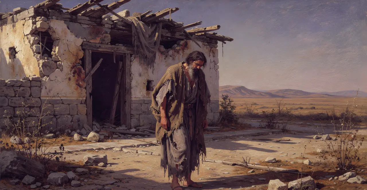 Job 19:1-8 — Job, oil painting · TruthPrints