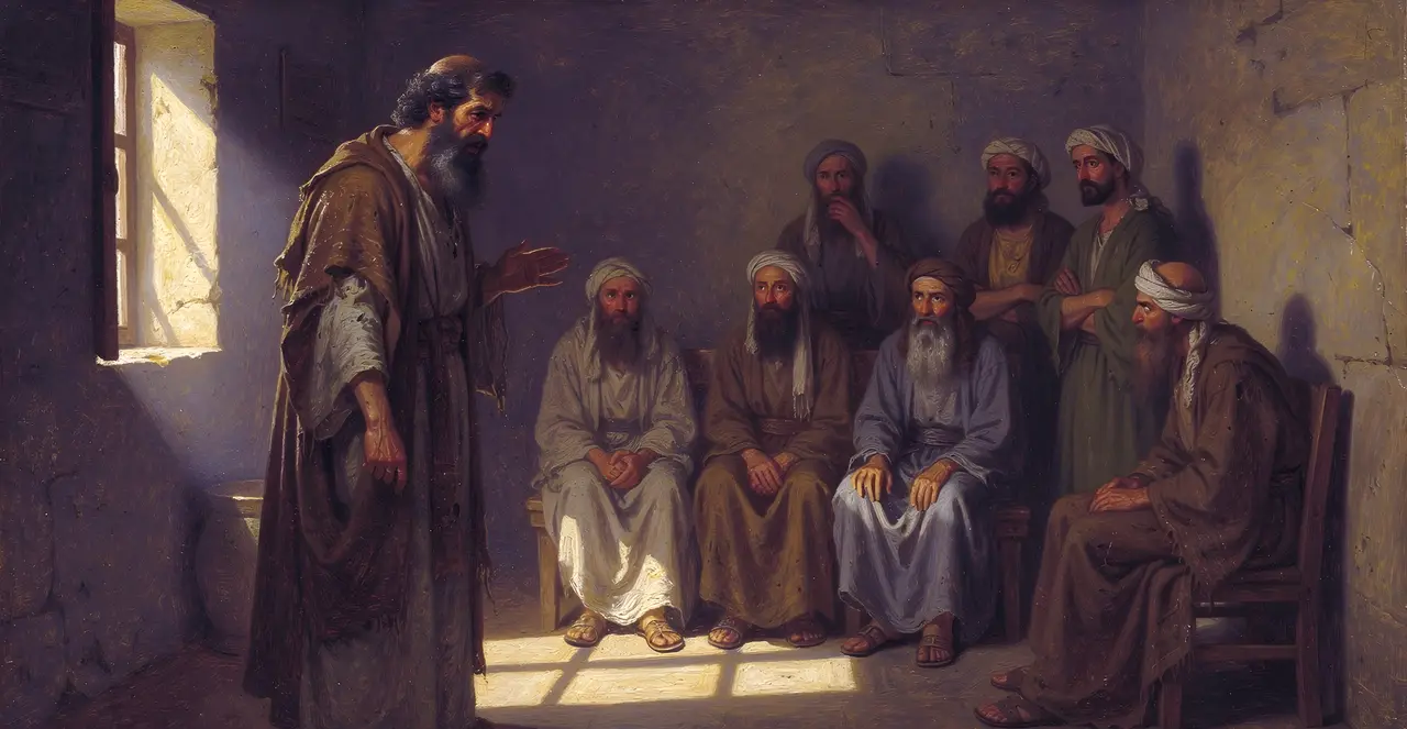Job 21:1-9 — Job, oil painting · TruthPrints