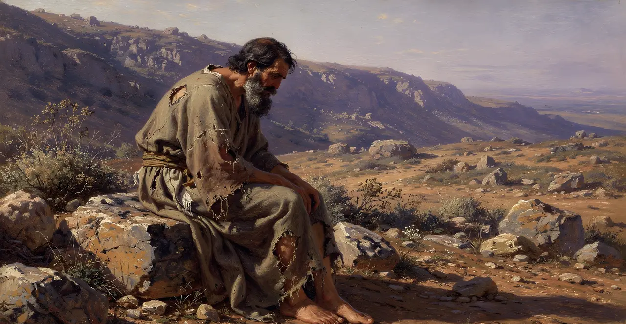 Job 21:22-29 — Job, oil painting · TruthPrints