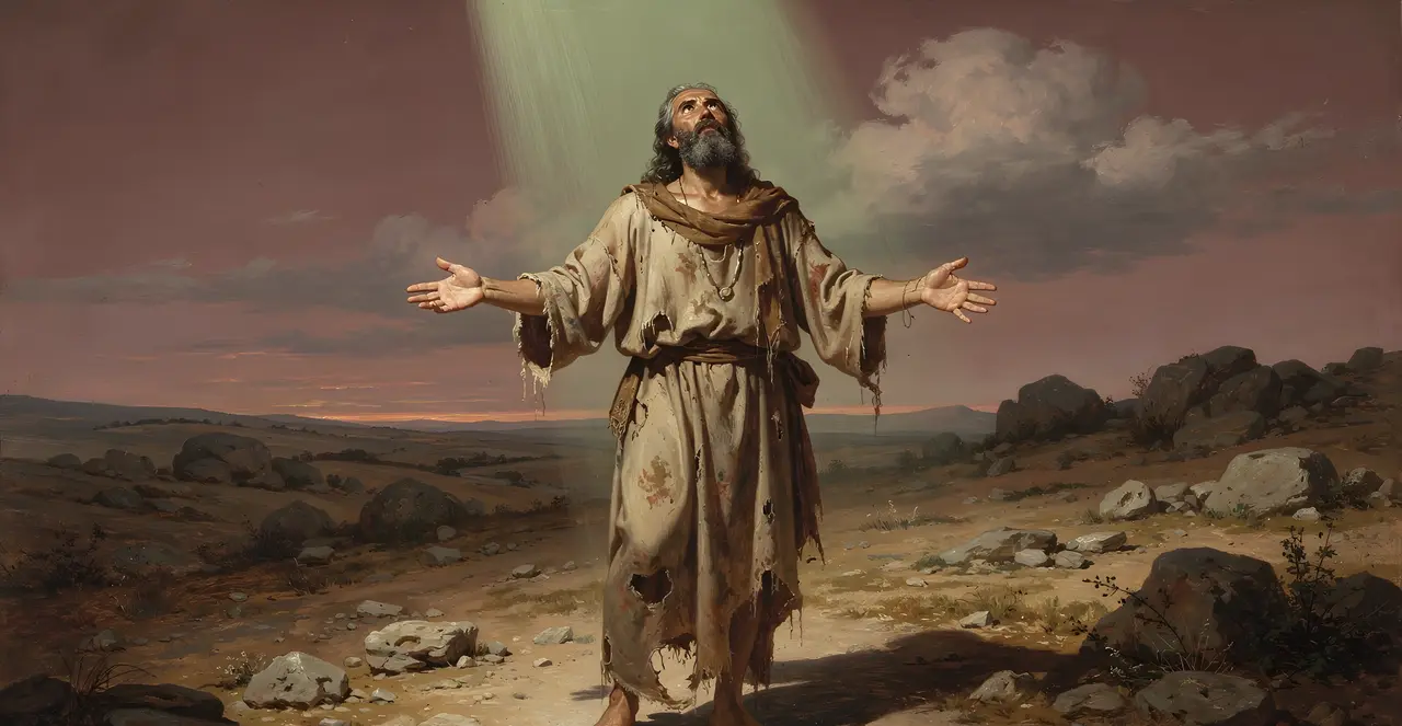 Job 22:28-30 — Job, oil painting · TruthPrints