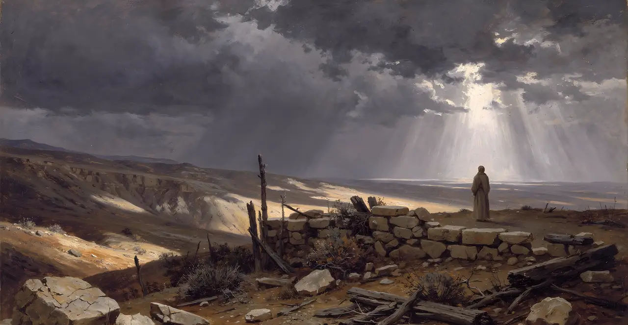 Job 22:8-14 — Job, oil painting · TruthPrints