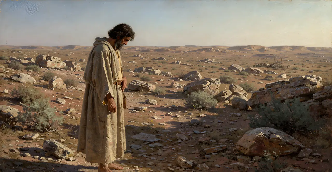 Job 23:13-17 — Job, oil painting · TruthPrints