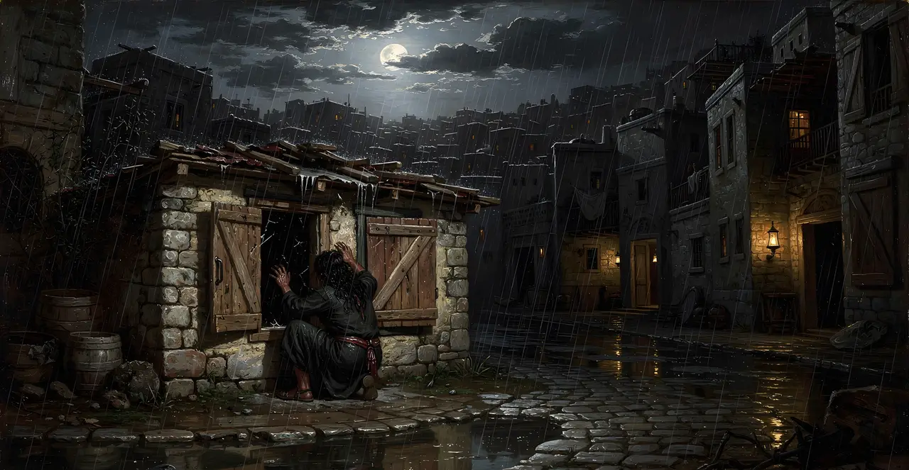 Job 24:13-17 — Job, oil painting · TruthPrints