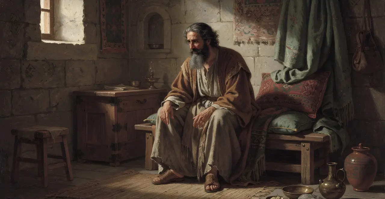 Job 27:13-18 — Job, oil painting · TruthPrints