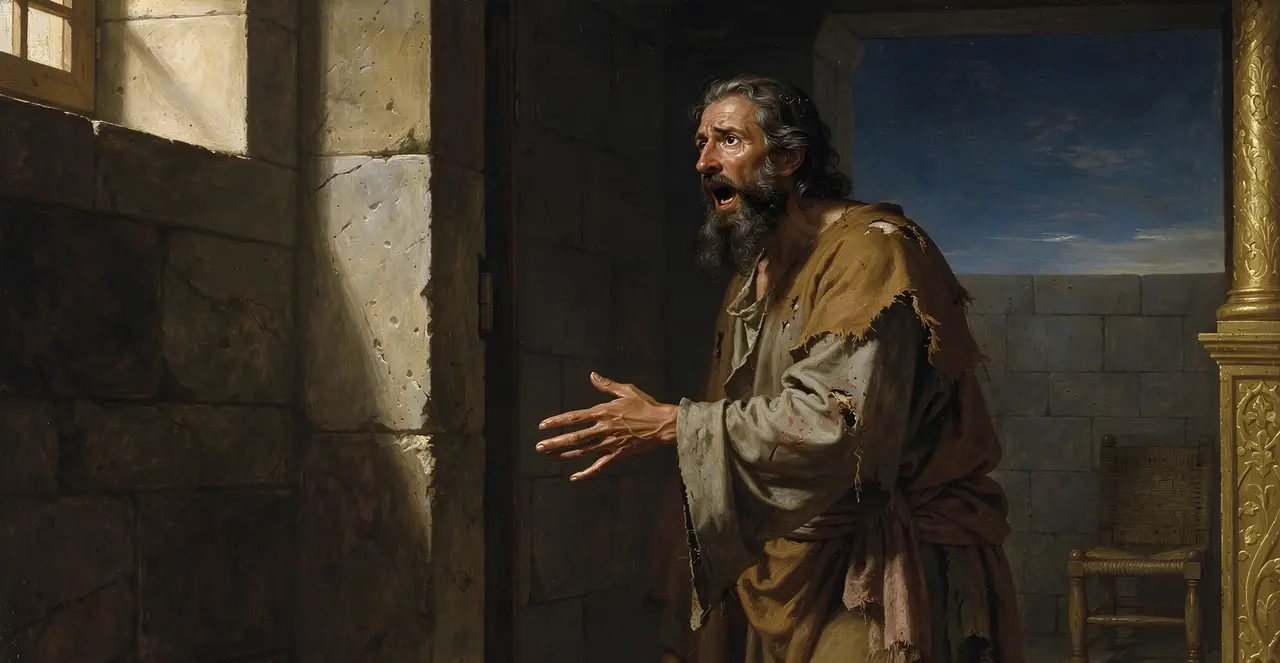 Job 3:1-6 — Job, oil painting · TruthPrints