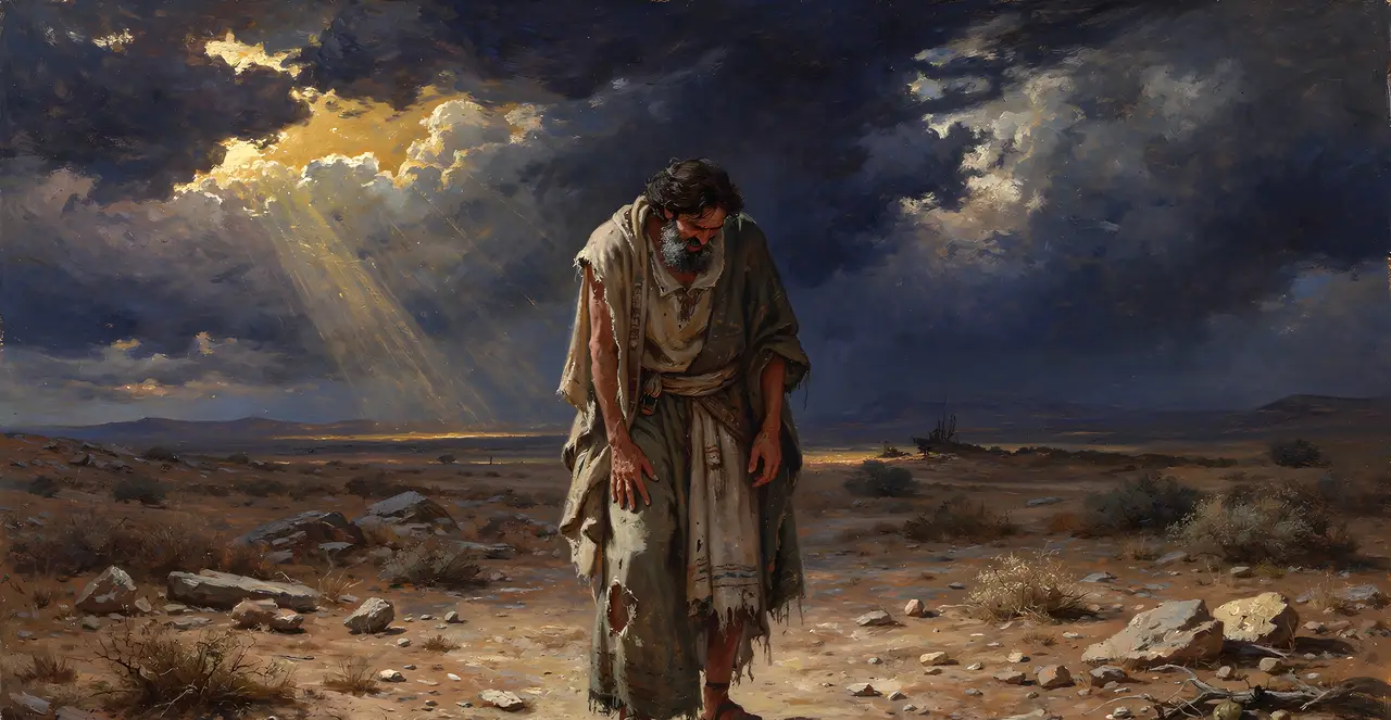 Job 30:20-25 — Job, oil painting · TruthPrints