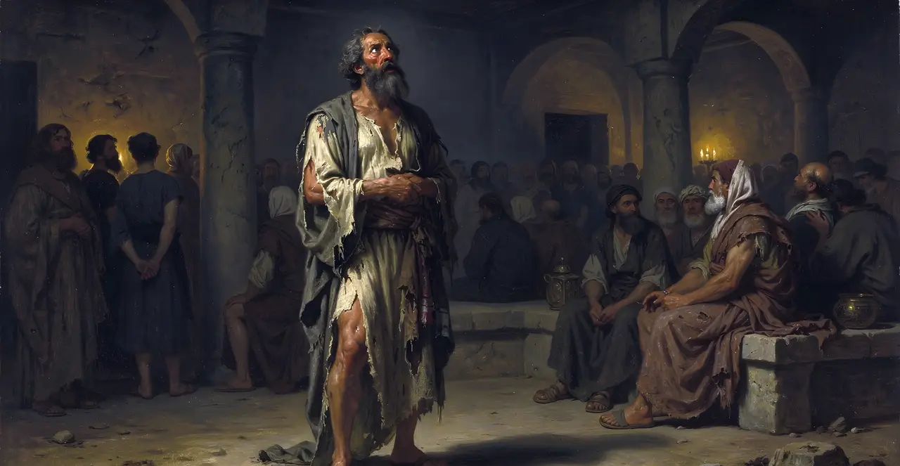 Job 30:26-31 — Job, oil painting · TruthPrints
