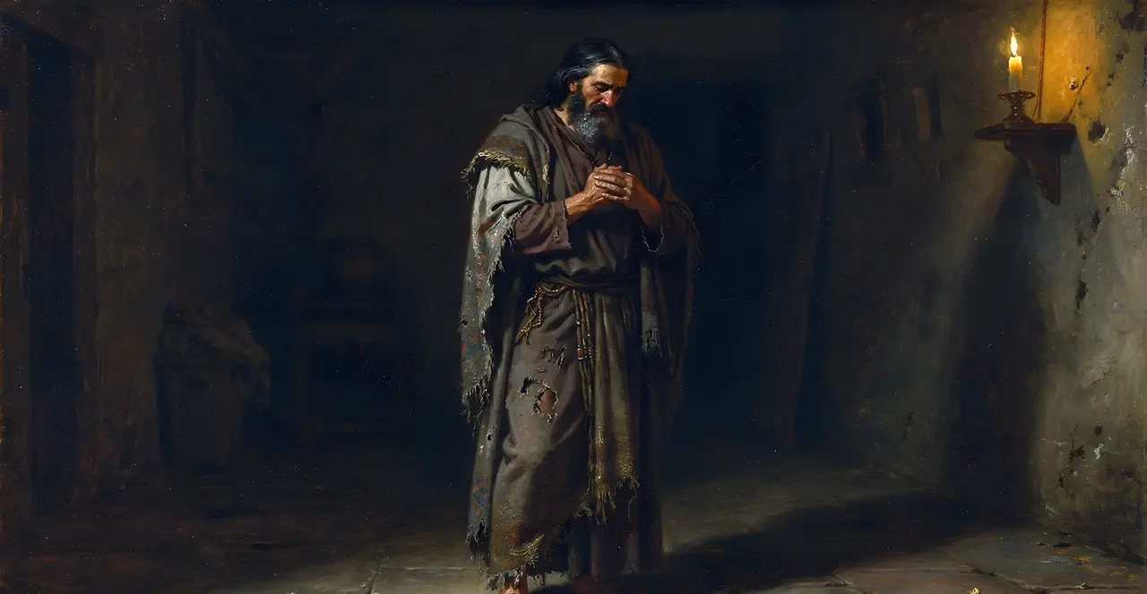 Job 31:1-7 — Job, oil painting · TruthPrints