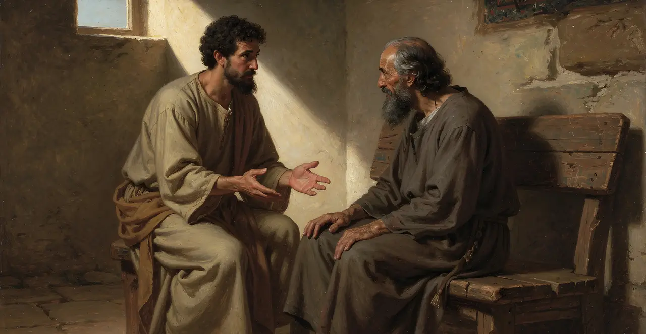 Job 33:33 — Job, oil painting · TruthPrints