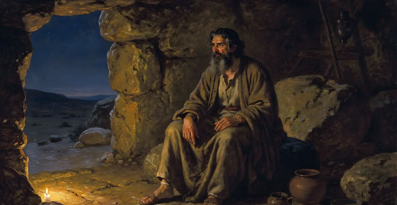Job 33:8-14 — Job, oil painting · TruthPrints