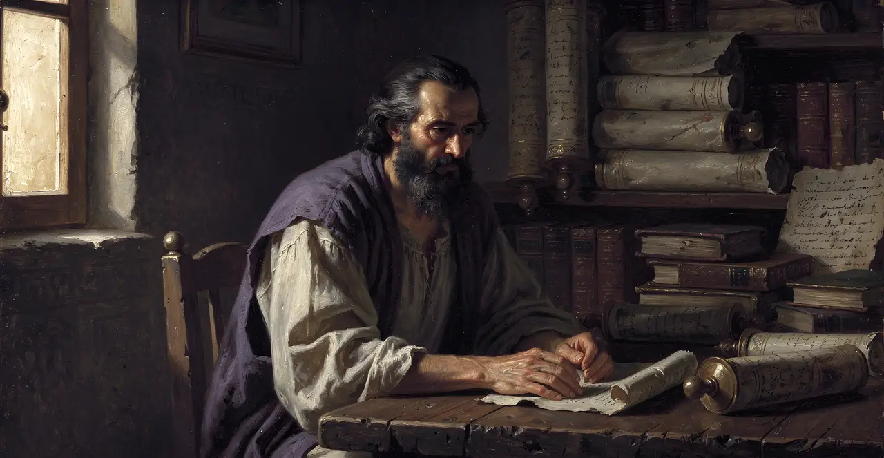 Job 34:33-37 — Job, oil painting · TruthPrints