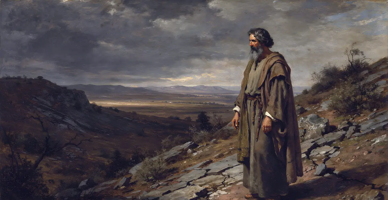 Job 35:14-16 — Job, oil painting · TruthPrints