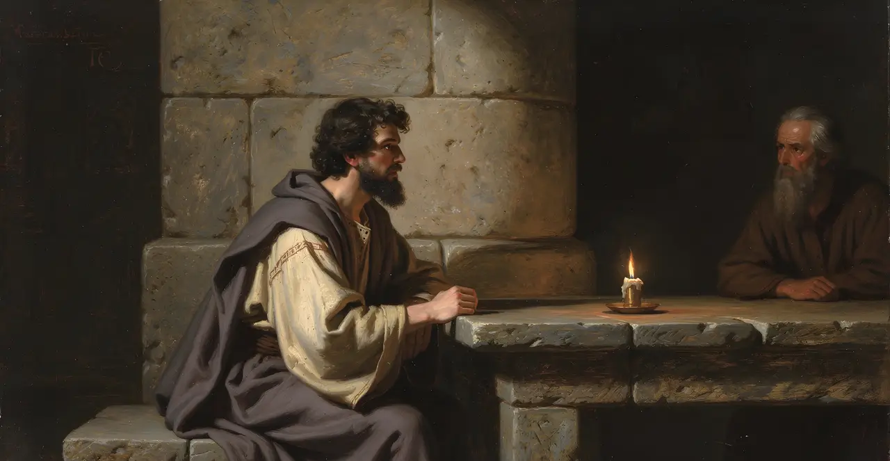 Job 36:15-20 — Job, oil painting · TruthPrints