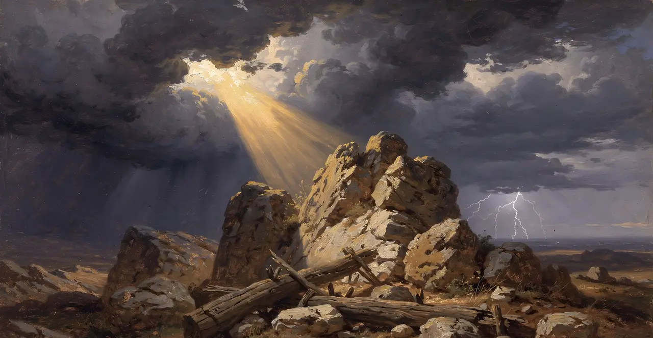 Job 37:19-24 — Job, oil painting · TruthPrints