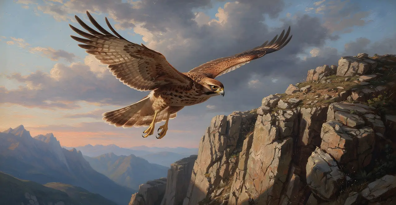 Job 39:25-30 — Job, oil painting · TruthPrints