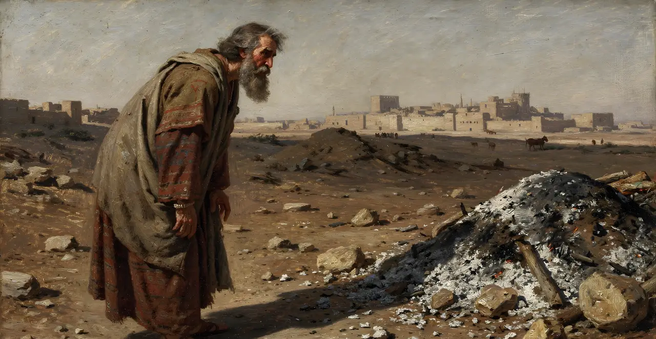 Job 4:1-8 — Job, oil painting · TruthPrints