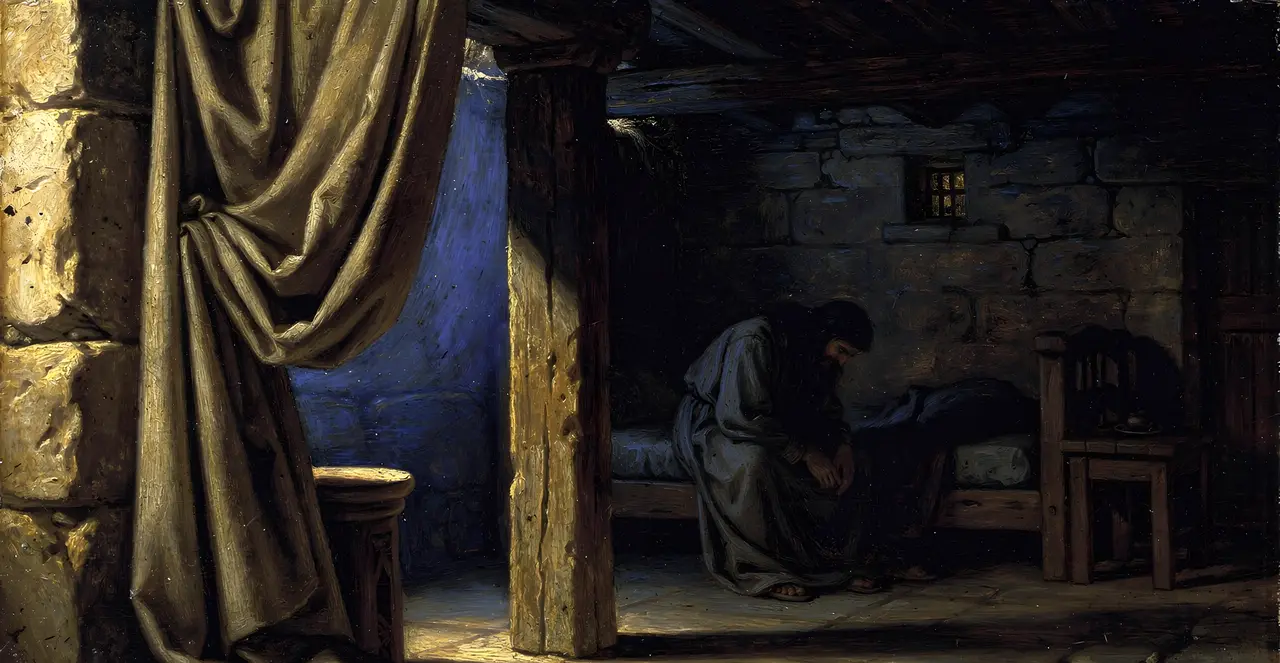 Job 4:16-21 — Job, oil painting · TruthPrints