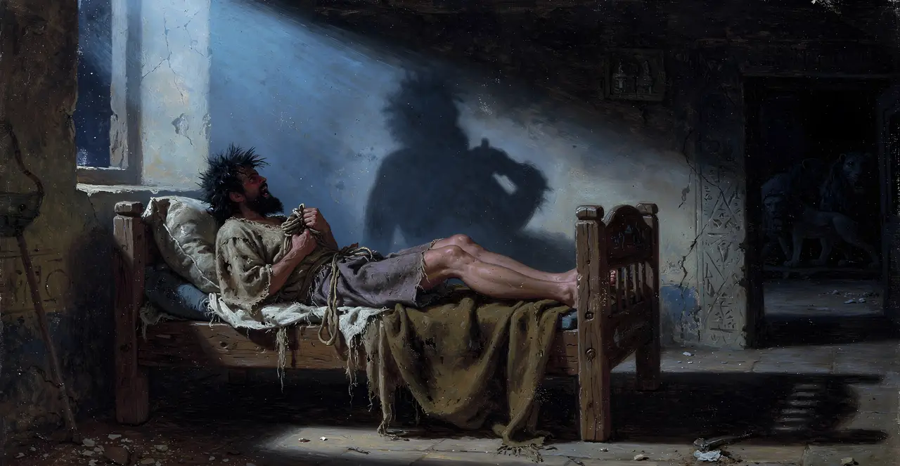 Job 4:9-15 — Job, oil painting · TruthPrints