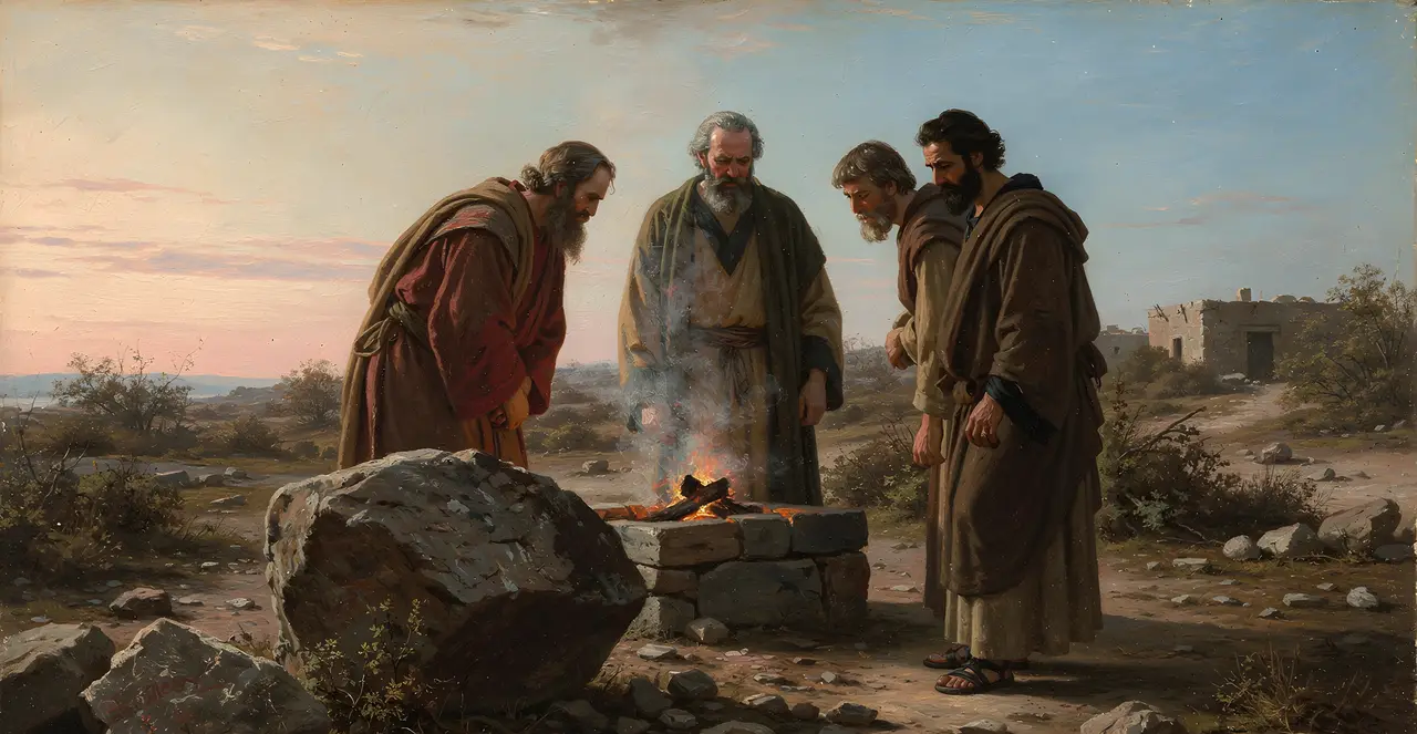 Job 42:8-9 — Job, oil painting · TruthPrints