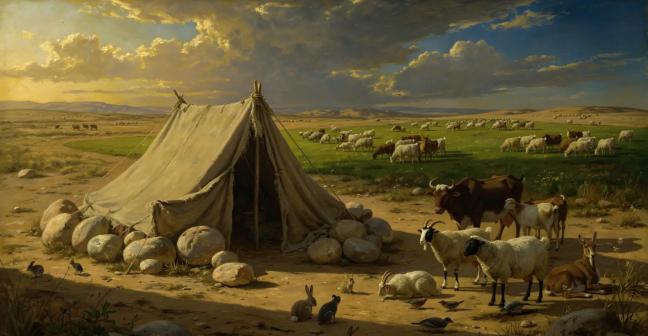 Job 5:22-26 — Job, oil painting · TruthPrints