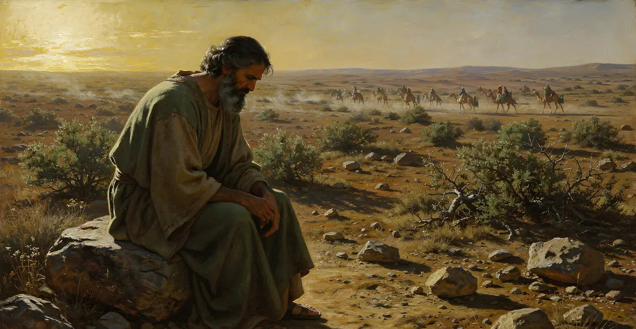 Job 6:19-25 — Job, oil painting · TruthPrints
