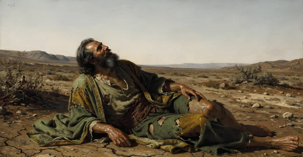 Job 7:19-21 — Job, oil painting · TruthPrints
