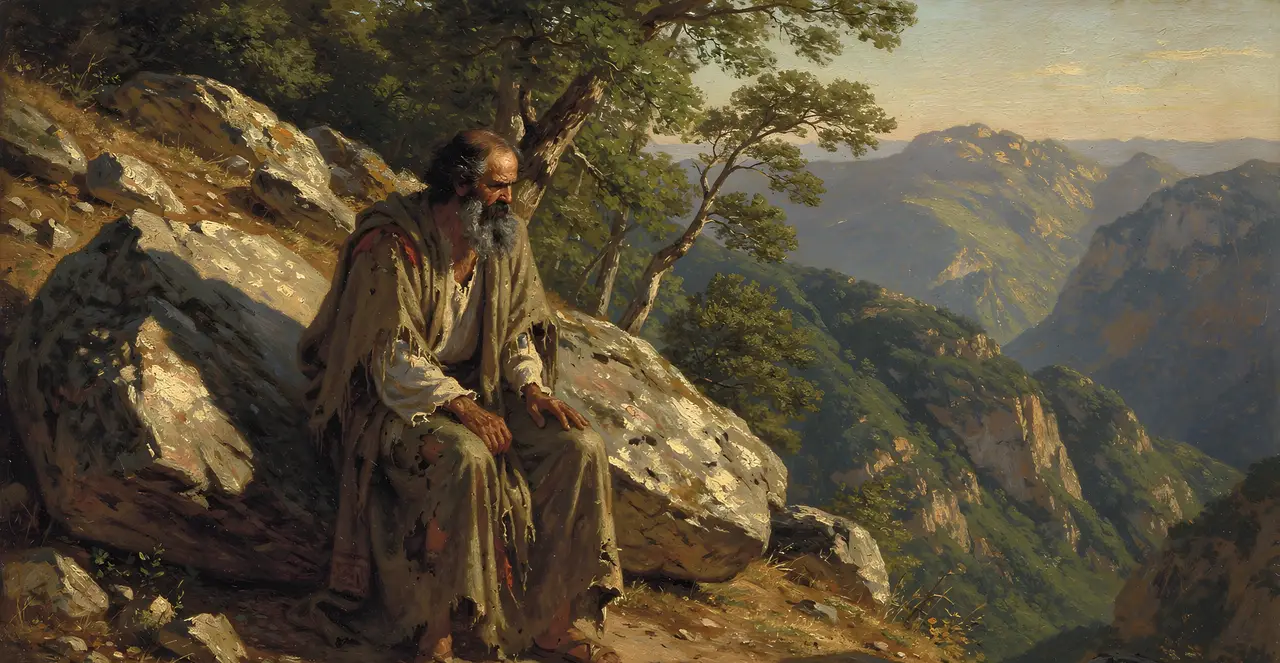Job 7:7-11 — Job, oil painting · TruthPrints