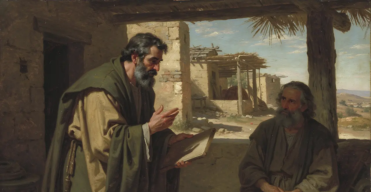 Job 8:1-8 — Job, oil painting · TruthPrints