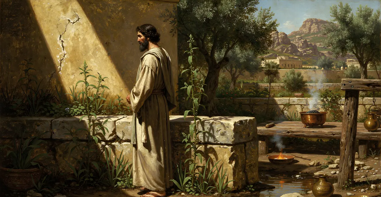 Job 8:16-22 — Job, oil painting · TruthPrints