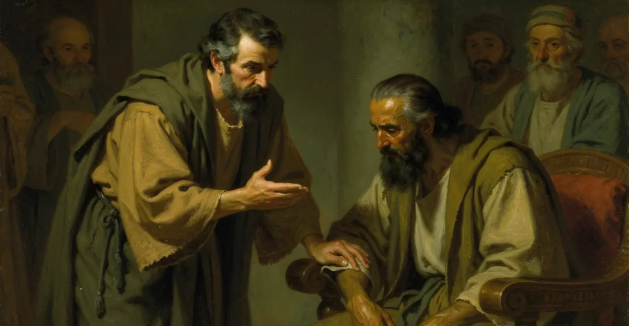 Job 8:9-15 — Job, oil painting · TruthPrints