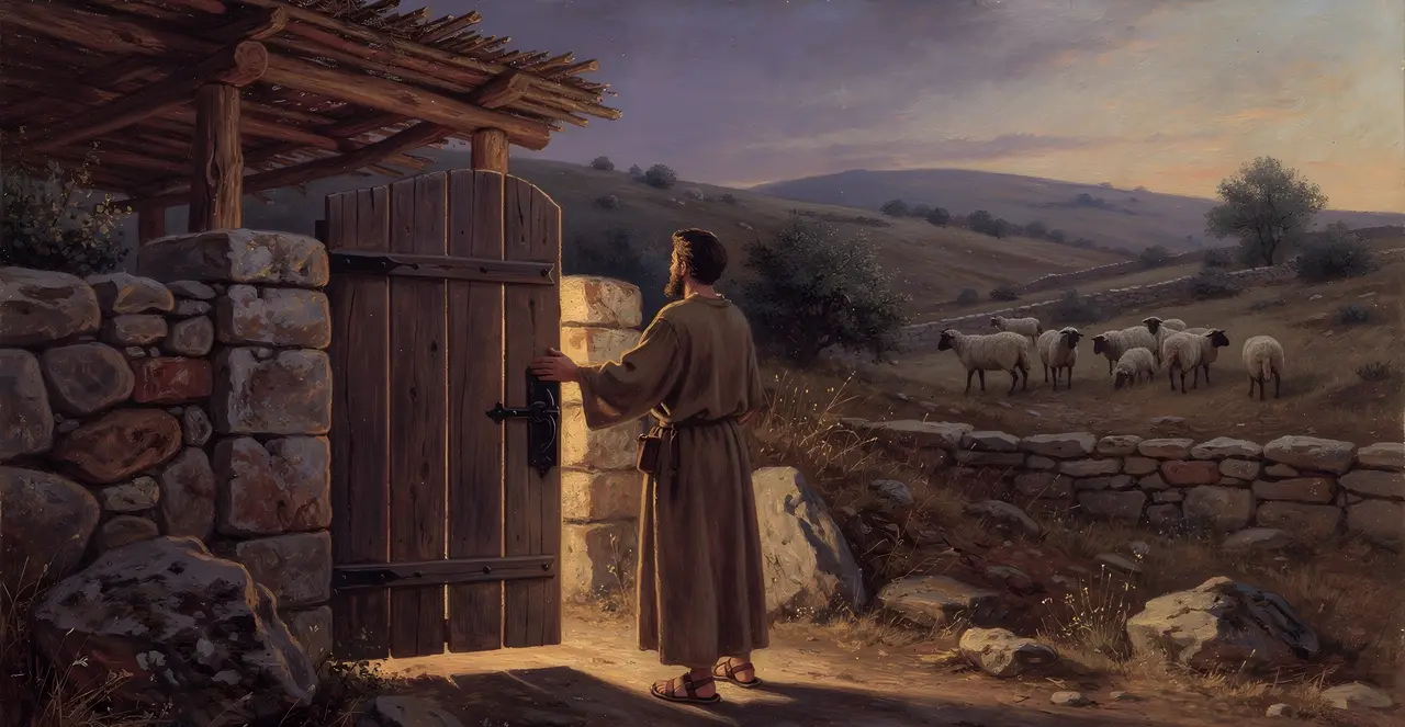 John 10:1-5 — John, oil painting · TruthPrints