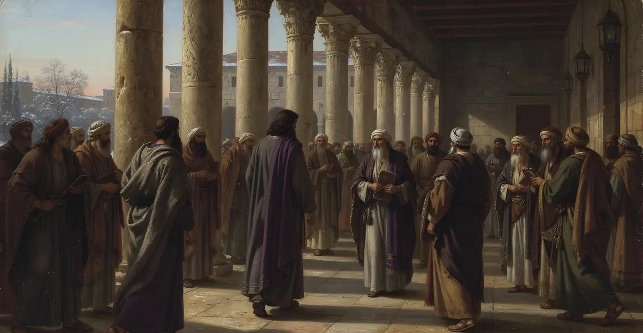 John 10:20-24 — John, oil painting · TruthPrints