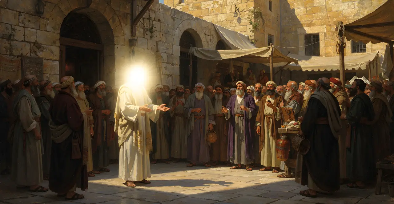 John 10:25-30 — John, oil painting · TruthPrints