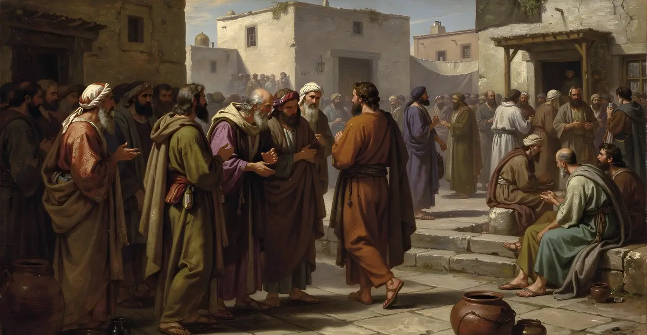 John 10:41-42 — John, oil painting · TruthPrints