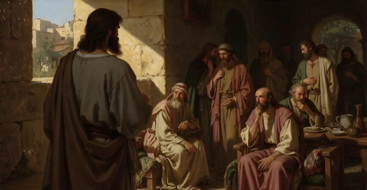John 11:11-15 — John, oil painting · TruthPrints