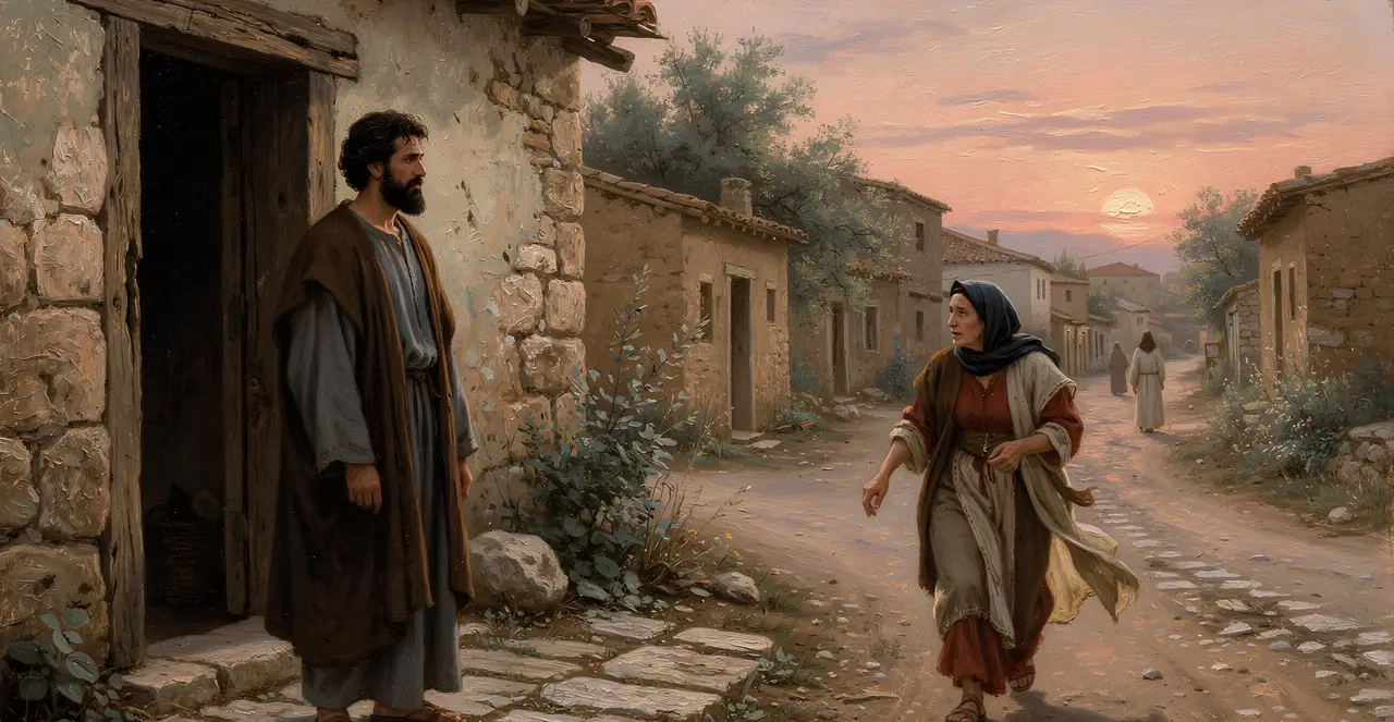 John 11:16-21 — John, oil painting · TruthPrints