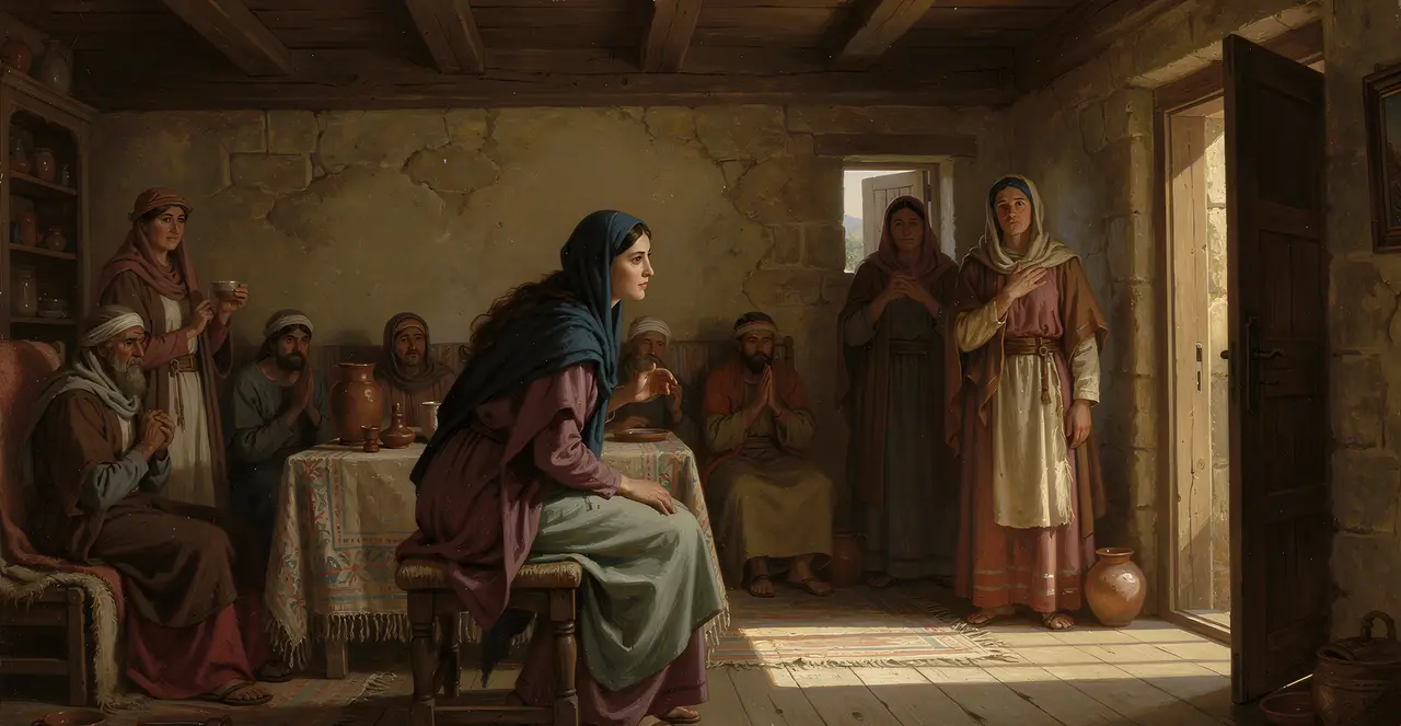 John 11:28-31 — John, oil painting · TruthPrints
