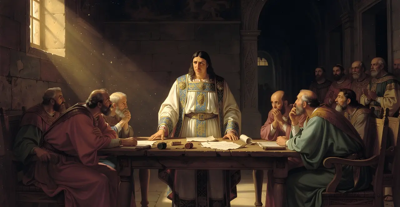John 11:47-50 — John, oil painting · TruthPrints
