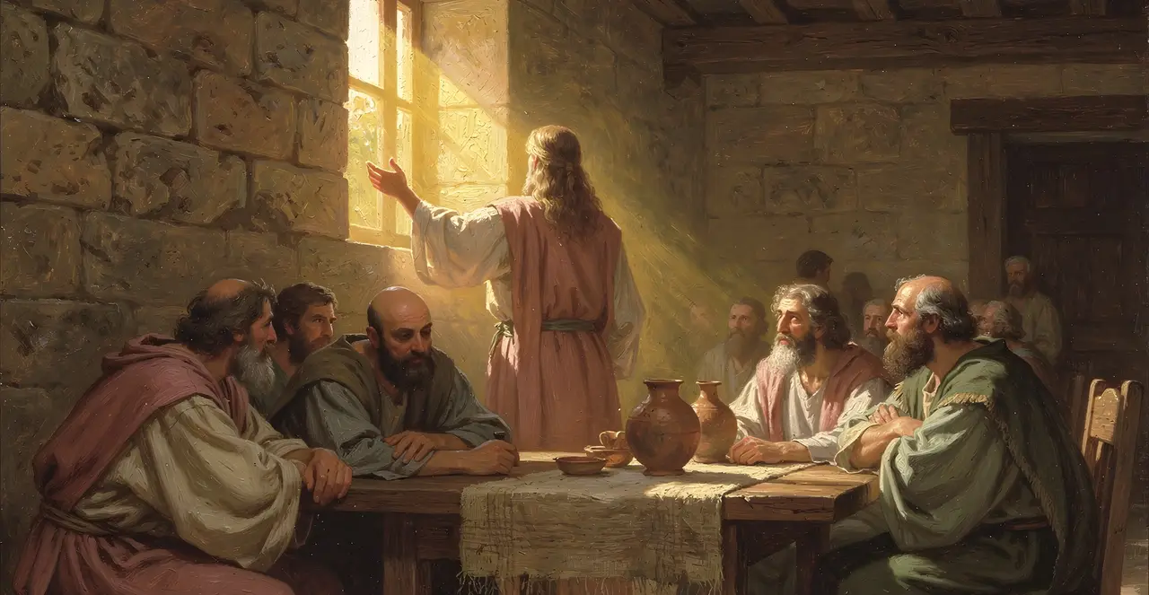 John 11:6-10 — John, oil painting · TruthPrints