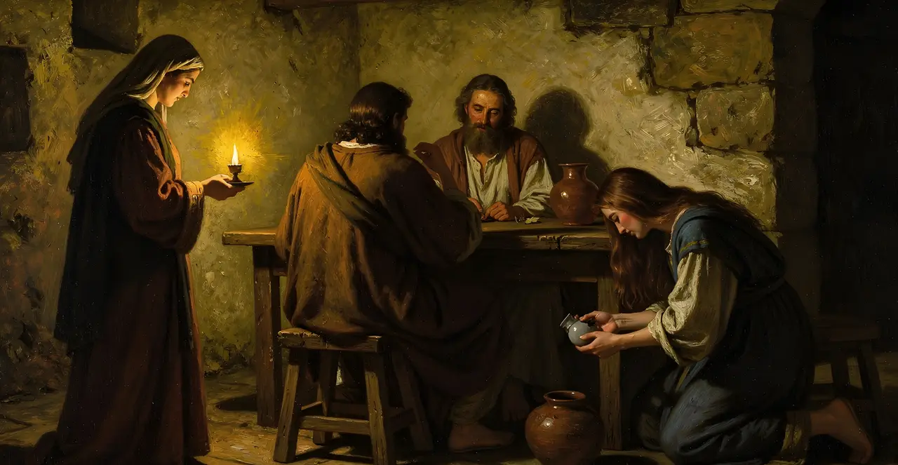 John 12:1-5 — John, oil painting · TruthPrints