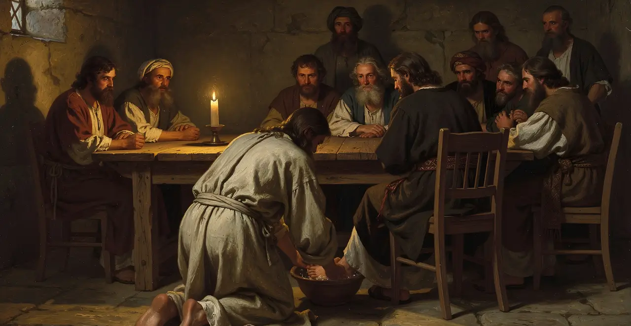 John 13:10-14 — John, oil painting · TruthPrints