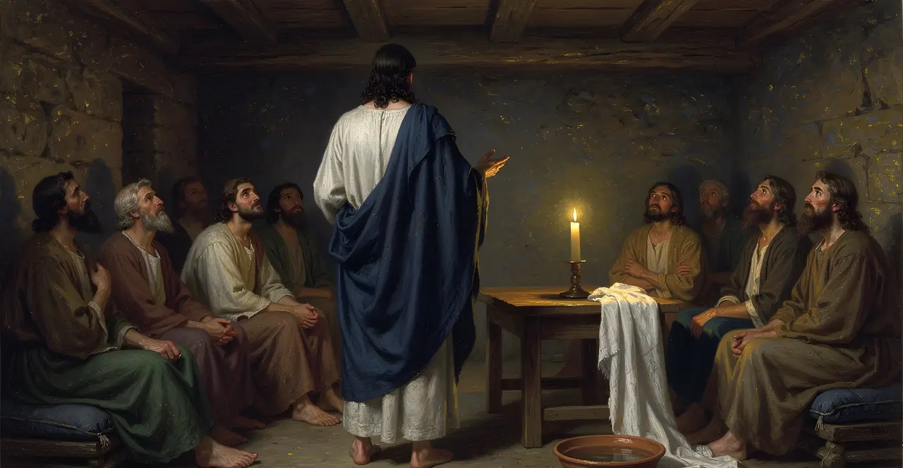 John 13:15-19 — John, oil painting · TruthPrints